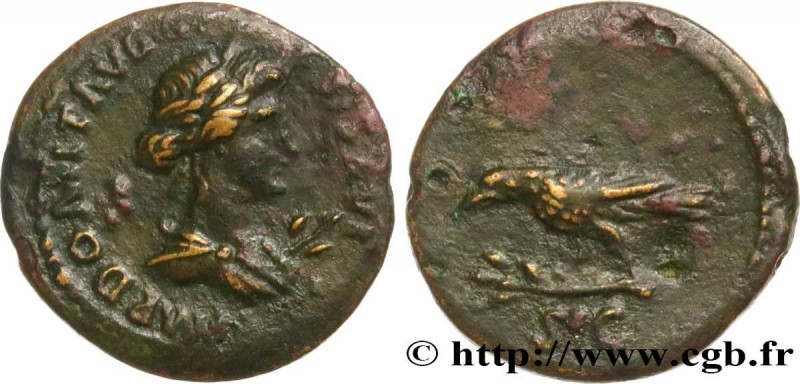 DOMITIANUS
Type : Semis 
Date : 90-91 
Mint name / Town : Rome 
Metal : copper 
...