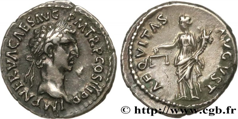 NERVA
Type : Denier 
Date : 97 
Mint name / Town : Rome 
Metal : silver 
Millesi...
