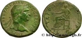 TRAJANUS
Type : Sesterce 
Date : 101 
Mint name / Town : Rome 
Metal : bronze 
Diameter : 33,5  mm
Orientation dies : 5  h.
Weight : 25,67  g.
Officin...