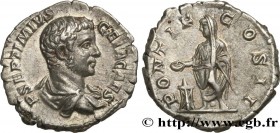 GETA
Type : Denier 
Date : 208 
Mint name / Town : Rome 
Metal : silver 
Millesimal fineness : 550  ‰
Diameter : 18,5  mm
Orientation dies : 6  h.
Wei...