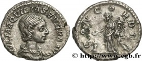 AQUILIA SEVERA
Type : Denier 
Date : 220 
Mint name / Town : Rome 
Metal : silver 
Millesimal fineness : 500  ‰
Diameter : 17  mm
Orientation dies : 1...