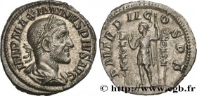 MAXIMINUS I
Type : Denier 
Date : début-été 
Date : 236 
Mint name / Town : Rome 
Metal : silver 
Millesimal fineness : 500  ‰
Diameter : 19  mm
Orien...
