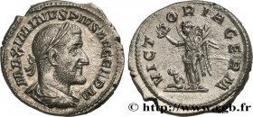 MAXIMINUS I
Type : Denier 
Date : 237-238 
Mint name / Town : Rome 
Metal : silver 
Millesimal fineness : 500  ‰
Diameter : 19  mm
Orientation dies : ...