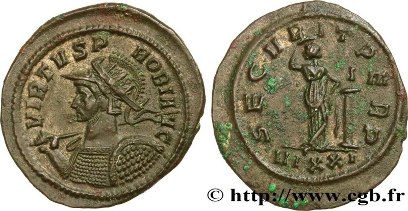 PROBUS
Type : Aurelianus 
Date : 281 
Mint name / Town : Ticinum 
Metal : billon...