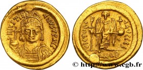 JUSTINIAN I
Type : Solidus 
Date : 545-565 
Mint name / Town : Constantinople 
Metal : gold 
Millesimal fineness : 1000  ‰
Diameter : 20,5  mm
Orienta...
