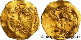 JUSTINIAN I
Type : Tremissis 
Date : 527-565 
Mint name / Town : Constantinople 
Metal : gold 
Millesimal fineness : 1000  ‰
Diameter : 16,5  mm
Orien...