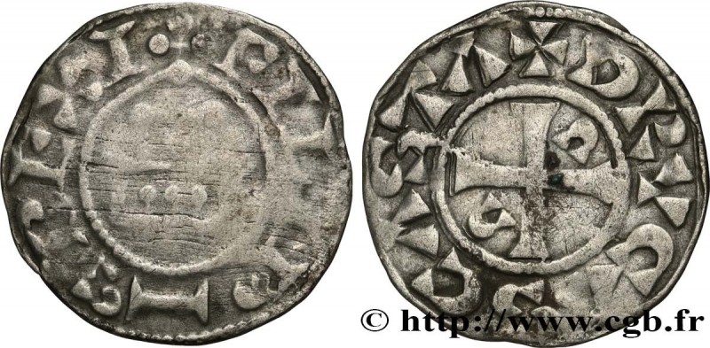 PHILIP I OF France
Type : Denier, 1er type 
Date : n.d. 
Mint name / Town : Dreu...