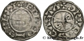 PHILIP I OF France
Type : Denier, 1er type 
Date : n.d. 
Mint name / Town : Dreux 
Metal : silver 
Diameter : 20  mm
Orientation dies : 3  h.
Weight :...