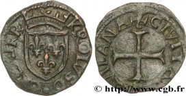 ITALY - AQUILA - CHARLES VIII
Type : Cavallo 
Date : n.d. 
Mint name / Town : Aquila 
Metal : billon 
Diameter : 19  mm
Orientation dies : 10  h.
Weig...