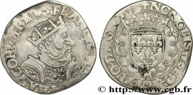 FRANCIS I
Type : Teston, 8e type 
Date : (1540-1547) 
Date : n.d. 
Mint name / Town : Toulouse 
Quantity minted : 35802 
Metal : silver 
Millesimal fi...