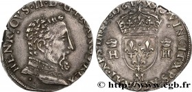 CHARLES IX COINAGE IN THE NAME OF HENRY II
Type : Teston à la tête nue, 5e type 
Date : 1561 
Mint name / Town : Toulouse 
Quantity minted : 331669 
M...