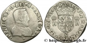 CHARLES IX COINAGE IN THE NAME OF HENRY II
Type : Teston du Dauphiné à la tête nue 
Date : 1561 
Mint name / Town : Grenoble 
Quantity minted : 101270...