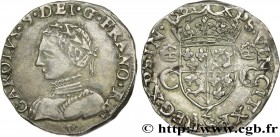 CHARLES IX
Type : Teston du Dauphiné 
Date : 1562 
Mint name / Town : Grenoble 
Quantity minted : 28585 
Metal : silver 
Millesimal fineness : 898  ‰
...