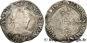 HENRY III
Type : Franc au col plat 
Date : 1580 
Mint name / Town : Rouen 
Quantity minted : 125494 
Metal : silver 
Millesimal fineness : 833  ‰
Diam...