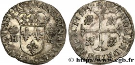 HENRY IV
Type : Douzain aux deux H couronnées, 3e type 
Date : 1594 
Mint name / Town : Clermont-Ferrand 
Quantity minted : 337926 
Metal : billon 
Mi...