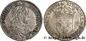 LOUIS XIV "THE SUN KING"
Type : Quart d’écu à la mèche courte 
Date : 1644 
Mint name / Town : Paris, Monnaie de Matignon 
Quantity minted : 1844616 
...