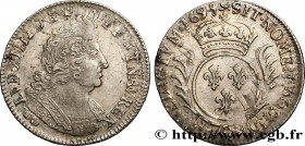 LOUIS XIV "THE SUN KING"
Type : Quart d'écu aux palmes 
Date : 1695 
Mint name / Town : Rouen 
Quantity minted : 91276 
Metal : silver 
Millesimal fin...