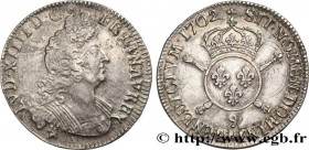 LOUIS XIV "THE SUN KING"
Type : Demi-écu aux insignes 
Date : 1702 
Mint name / Town : Rennes 
Metal : silver 
Millesimal fineness : 917  ‰
Diameter :...
