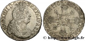LOUIS XIV "THE SUN KING"
Type : Écu aux huit L, 2e type 
Date : 1708 
Mint name / Town : Rennes 
Quantity minted : 232987 
Metal : silver 
Millesimal ...