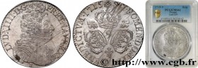 LOUIS XIV "THE SUN KING"
Type : Écu aux trois couronnes 
Date : 1715 
Mint name / Town : Rennes 
Quantity minted : 676224 
Metal : silver 
Millesimal ...