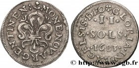 LOUIS XIV "THE SUN KING"
Type : II sols 
Date : 1683 
Mint name / Town : Strasbourg 
Metal : billon 
Millesimal fineness : 458  ‰
Diameter : 21  mm
Or...
