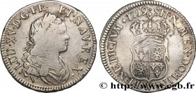 LOUIS XV THE BELOVED
Type : Demi-écu de Navarre 
Date : 1719 
Mint name / Town : Lille 
Quantity minted : 322560 
Metal : silver 
Millesimal fineness ...