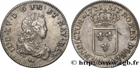 LOUIS XV THE BELOVED
Type : Tiers d'écu de France 
Date : 1721 
Mint name / Town : Paris 
Quantity minted : 7299802 
Metal : silver 
Millesimal finene...