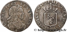 LOUIS XV THE BELOVED
Type : Douzième d'écu dit "de France " 
Date : 1721 
Mint name / Town : Bayonne 
Metal : silver 
Millesimal fineness : 917  ‰
Dia...