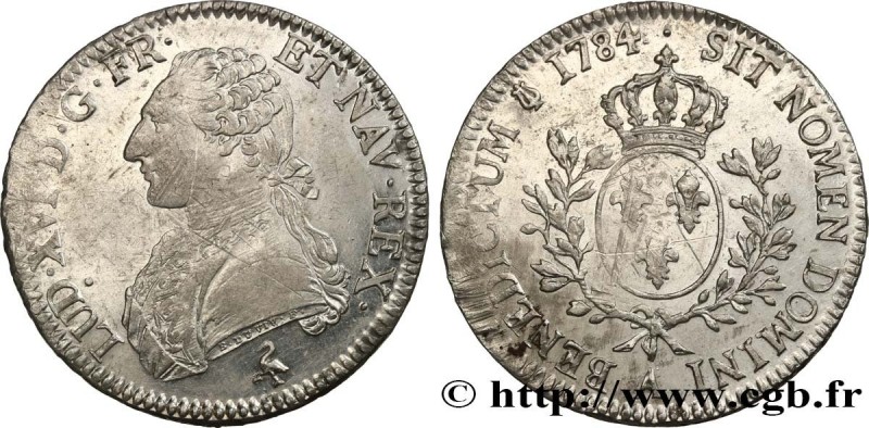 LOUIS XVI
Type : Écu dit "aux branches d'olivier" 
Date : 1784 
Mint name / Town...