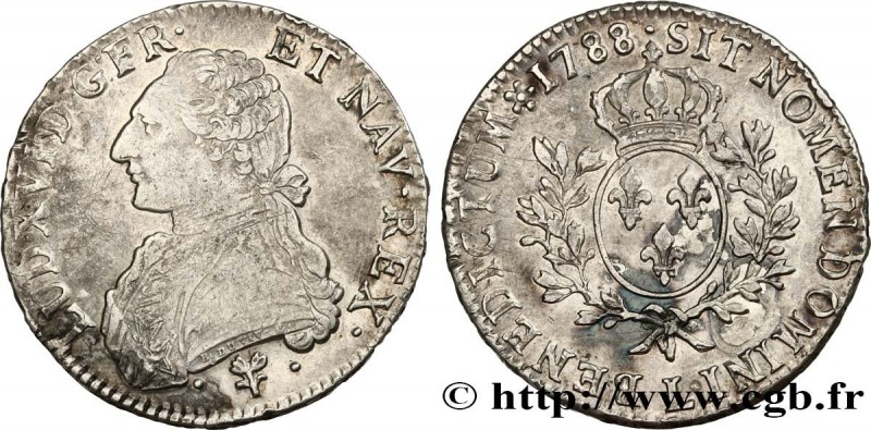 LOUIS XVI
Type : Écu dit "aux branches d'olivier" 
Date : 1788 
Mint name / Town...