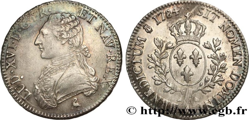 LOUIS XVI
Type : Écu dit "aux branches d'olivier" 
Date : 1784 
Mint name / Town...