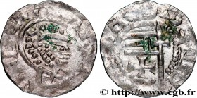 PICARDY - SOISSONS - ABBEY OF SAINT-MEDARD
Type : Denier 
Date : n.d. 
Mint name / Town : Soissons 
Metal : silver 
Diameter : 20  mm
Orientation dies...