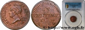 DIRECTOIRE
Type : Un centime Dupré, 7 normal 
Date : An 7 (1798-1799) 
Mint name / Town : Paris 
Quantity minted : --- 
Metal : copper 
Diameter : 18 ...