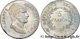 CONSULATE
Type : 5 francs Bonaparte Premier Consul 
Date : An 12 (1803-1804) 
Mint name / Town : Paris 
Quantity minted : 3453967 
Metal : silver 
Mil...