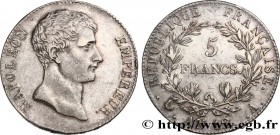 PREMIER EMPIRE / FIRST FRENCH EMPIRE
Type : 5 francs Napoléon Empereur, type intermédiaire 
Date : An 12 (1803-1804) 
Mint name / Town : Paris 
Quanti...
