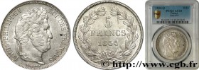 LOUIS-PHILIPPE I
Type : 5 francs, IIe type Domard 
Date : 1834 
Mint name / Town : Perpignan 
Quantity minted : 981517 
Metal : silver 
Millesimal fin...
