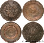 III REPUBLIC
Type : 10 centimes Cérès, transformé en boîte de forçat 
Date : 1870 
Mint name / Town : Paris 
Quantity minted : 987907 
Metal : bronze ...