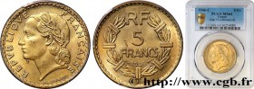 PROVISIONAL GOVERNEMENT OF THE FRENCH REPUBLIC
Type : 5 francs Lavrillier, bronze-aluminium 
Date : 1946 
Mint name / Town : Castelsarrasin 
Quantity ...
