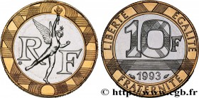 V REPUBLIC
Type : 10 francs Génie de la Bastille, (BU) Brillant Universel, frappe médaille 
Date : 1993 
Mint name / Town : Pessac 
Quantity minted : ...