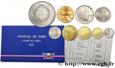V REPUBLIC
Type : Boîte Fleur de Coins 
Date : 1975 
Mint name / Town : Paris 
Quantity minted : 52000 
Catalogue references : F.5000/19 
Predigree : ...