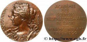LYON AND THE LYONNAIS AREA (JETONS AND MEDALS OF...)
Type : Médaille, Lugdunum, Deuxième centenaire de l’Académie des Sciences, Belles-Lettres et Arts...