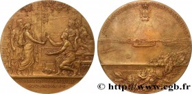 III REPUBLIC
Type : Médaille, 25e centenaire de la fondation de Marseille 
Date : 1900 
Metal : bronze 
Diameter : 80,5  mm
Weight : 193,6  g.
Edge : ...