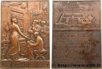III REPUBLIC
Type : Plaque de récompense,Conservatoire National des Arts et Métiers, Cours Publics 
Date : 1927 
Metal : bronze 
Diameter : 99  mm
Wei...