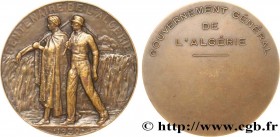 ALGERIA - THIRD REPUBLIC
Type : Médaille, Centenaire de l’Algérie 
Date : 1930 
Metal : bronze 
Diameter : 60,5  mm
Weight : 88,6  g.
Edge : lisse + p...