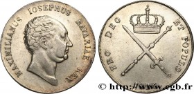 GERMANY - BAVARIA
Type : Thaler à la couronne 
Date : 1816 
Mint name / Town : Münich 
Quantity minted : 2261286 
Metal : silver 
Millesimal fineness ...