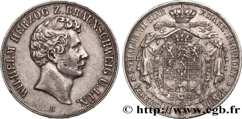 GERMANY - DUCHY OF BRUNSWICK AND LUNENBURG - WILLIAM
Type : Double Thaler 
Date ...