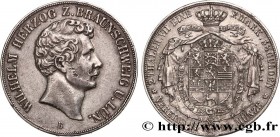GERMANY - DUCHY OF BRUNSWICK AND LUNENBURG - WILLIAM
Type : Double Thaler 
Date : 1854 
Metal : silver 
Millesimal fineness : 900  ‰
Diameter : 41  mm...
