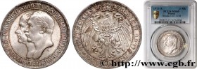 GERMANY - PRUSSIA
Type : 3 Mark Frédéric-Guillaume II et Guillaume II, 100e anniversaire de l’Université de Breslau 
Date : 1911 
Mint name / Town : B...