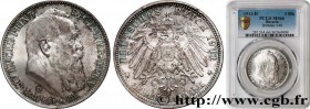 GERMANY - BAVARIA
Type : 3 Mark Léopold 
Date : 1911 
Mint name / Town : Munich 
Quantity minted : 713275 
Metal : silver 
Diameter : 33  mm
Orientati...