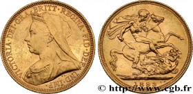AUSTRALIA - VICTORIA
Type : 1 Souverain “Old Head” 
Date : 1893 
Mint name / Town : Sydney 
Quantity minted : 1914000 
Metal : gold 
Millesimal finene...